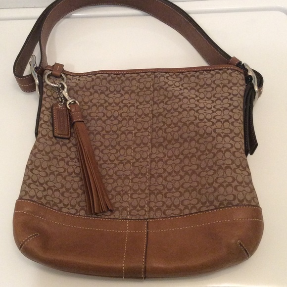 Authentic Signature Coach Purse