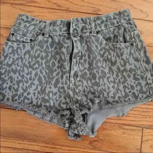 Urban outfitters cheetah shorts