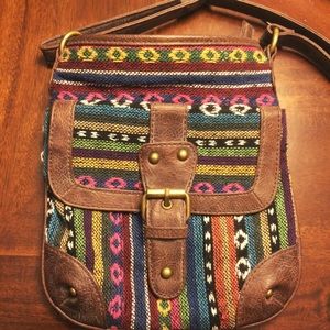 Western Patterned Faux Leather Over-the-Shoulder