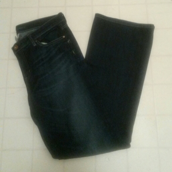 Boot cut blue jeans
