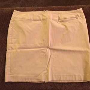 Cream/khaki skirt...also have in light blue