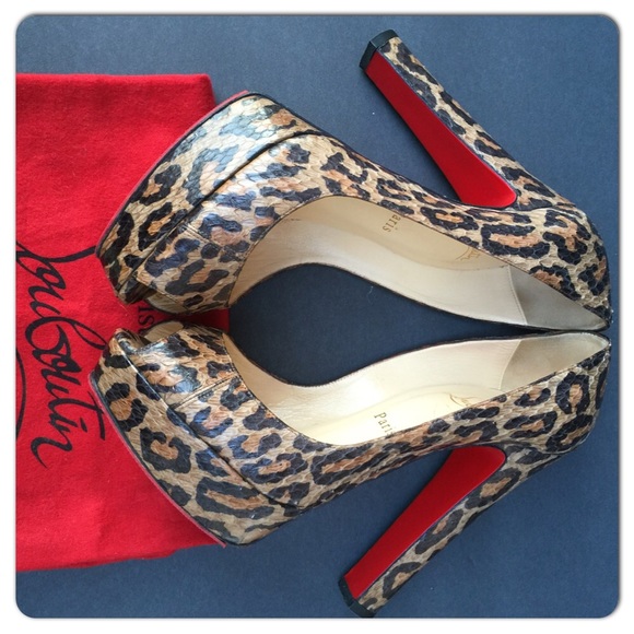 Christian Louboutin Shoes - $1395 CHRISTIAN LOUBOUTIN BAMBOU LEOPARD EURO 38.5