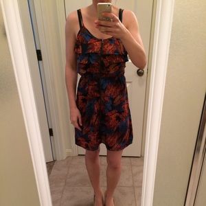 Ruffle front sun dress