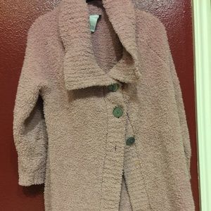 Fabulous chenille long cardigan. Dusty mauve
