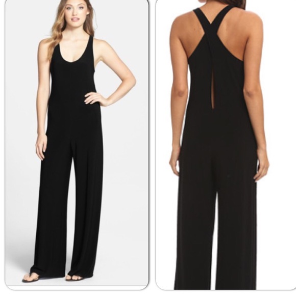 Kamalikulture Dresses & Skirts - Jersey cross back jumpsuit