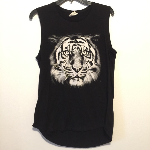 Black Tiger Muscle Tee