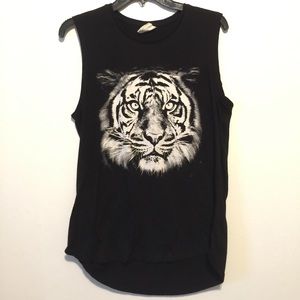 Black Tiger Muscle Tee