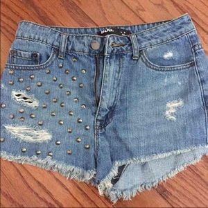 Studded shorts