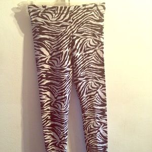 American apparel Zebra print spandex