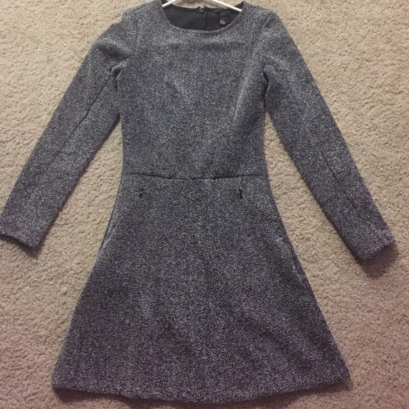 H&M herringbone dress sz 2