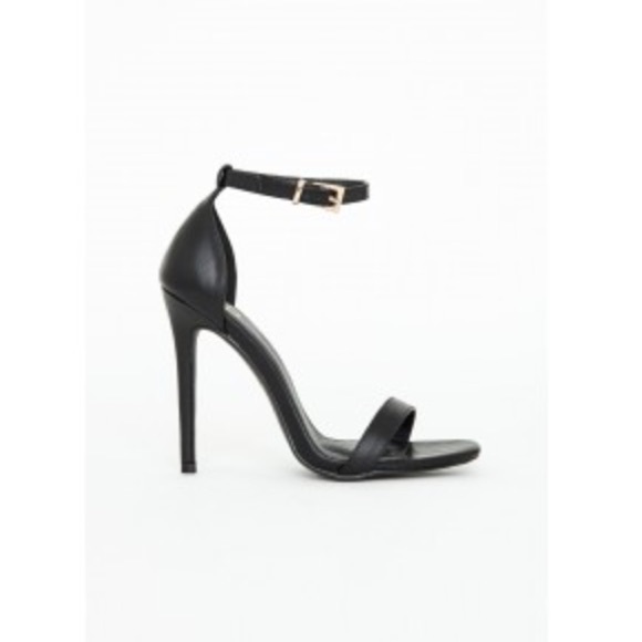 Black Strappy heels