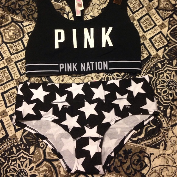 VS Pink Sport Bra w/ Panty