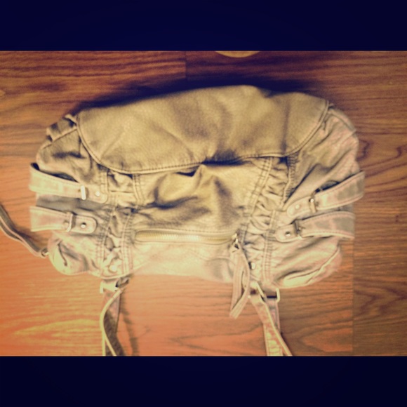 Converse grey purse