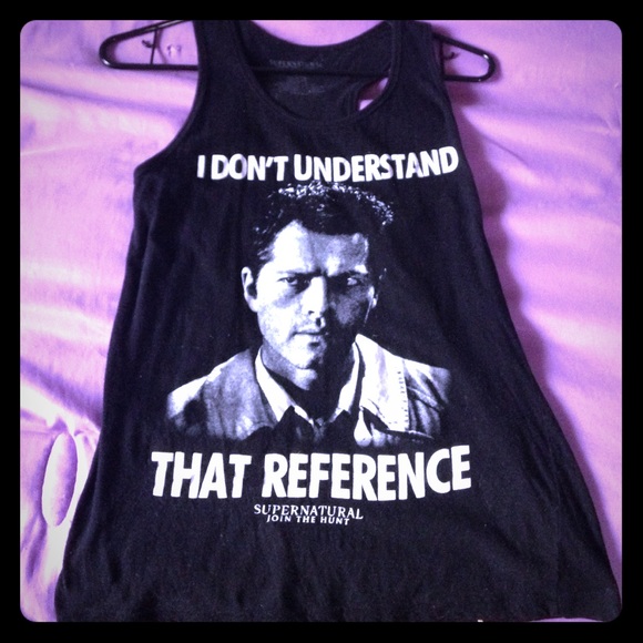 Supernatural Castiel Tank top