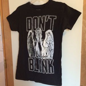 Don't blink black tee