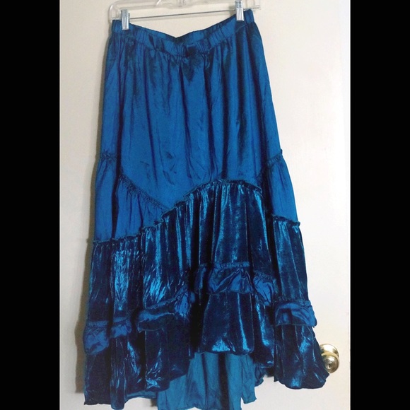 Mermaid / Gypsy Peasant Boho Skirt