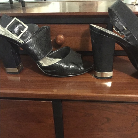 BCBG Girls black heeled sandals