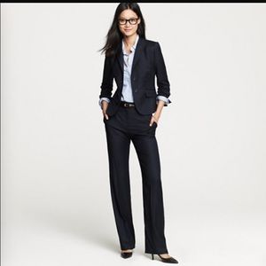 Black JCrew suiting pant