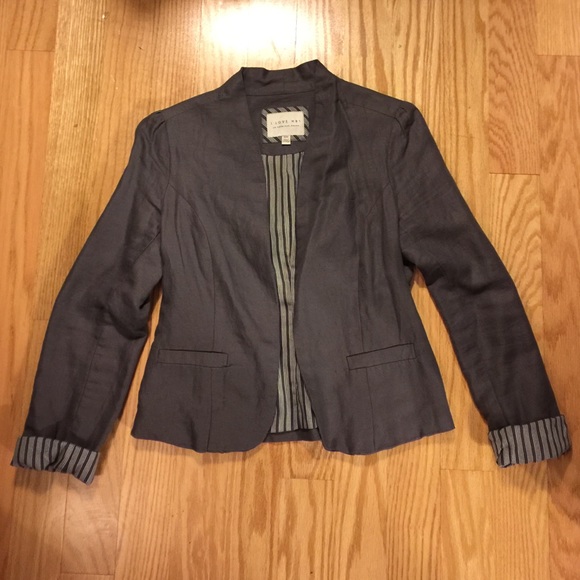 Navy linen Blazer