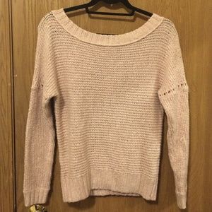 Aerie knit sweater blush size M