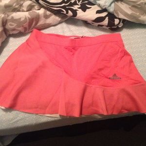 Peach Stella McCartney Adidas tennis skirt!
