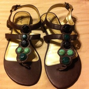 Brown sandals