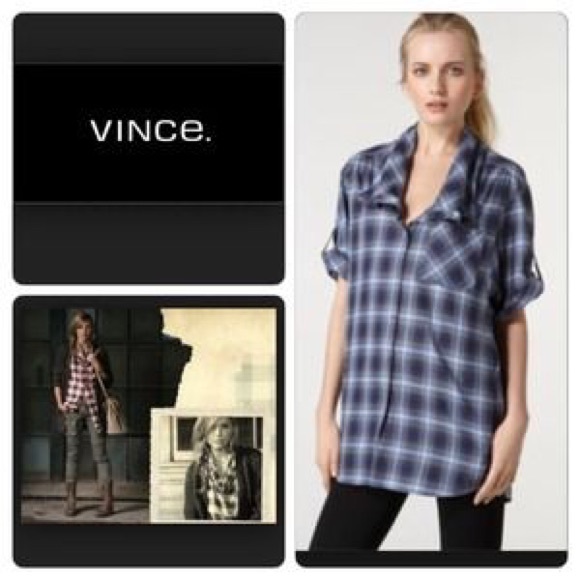 Plaid button up shirt