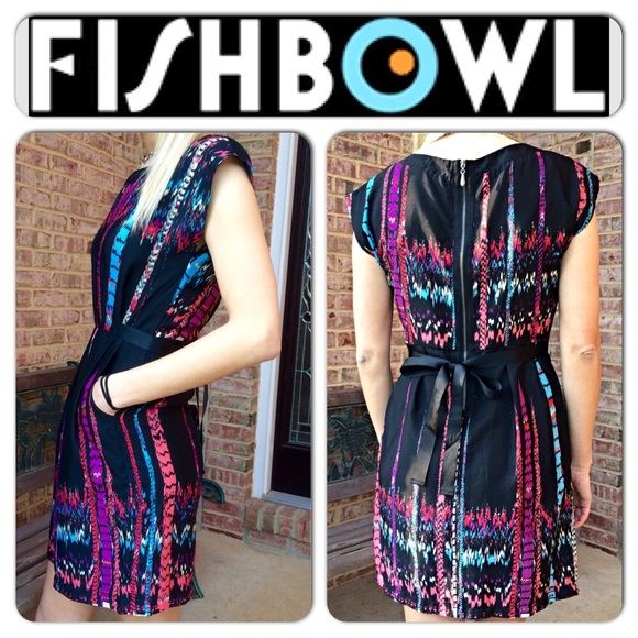 🚫BUNDLED🚫Fishbowl Multi-Color Dress SMALL - Picture 2 of 4