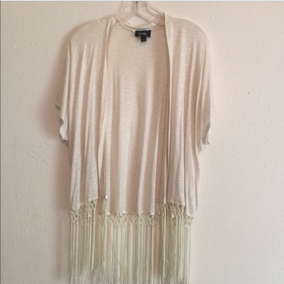 Fringe kimono
