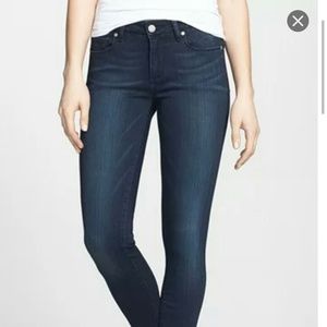 Paige crop skinny jeans