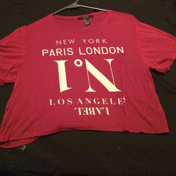 Red Crop Top