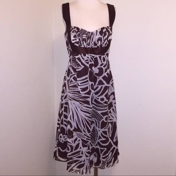 Donna Morgan silk brown flower