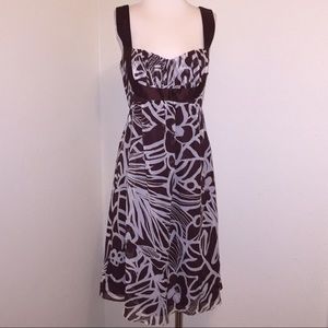 Donna Morgan silk brown flower
