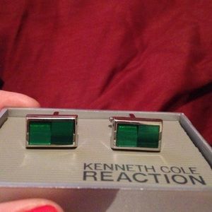 Kenneth Cole Reaction Green Cuff Links