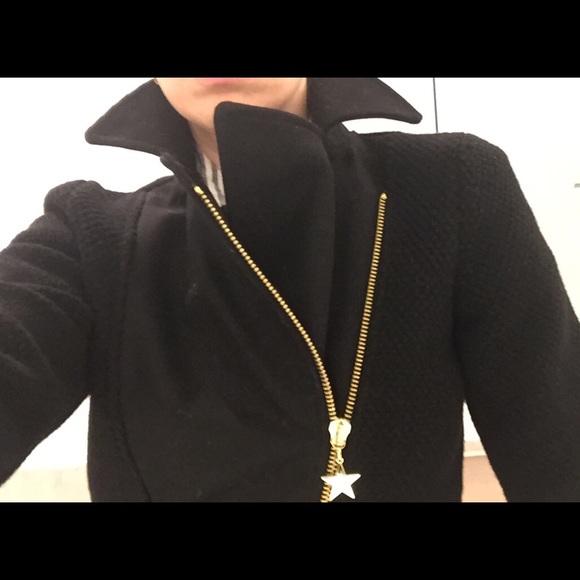 Love Moschino wool blend motorcycle jacket