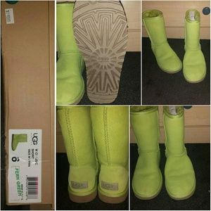 Fern green uggs.