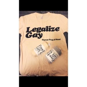 🆕American Apparel 👍Legalize  Gay Color Cream💛