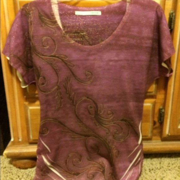 Mauve fashion top