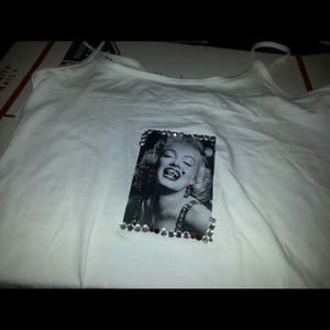 Marilyn Monroe custom made tank top