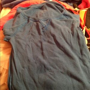 Vs pink, blue shirt