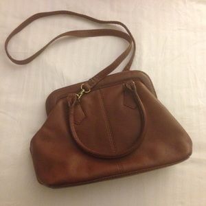 Brown leather Stone Mountain Crossbody