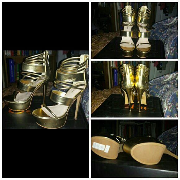 Bebe Gold Daniella heels