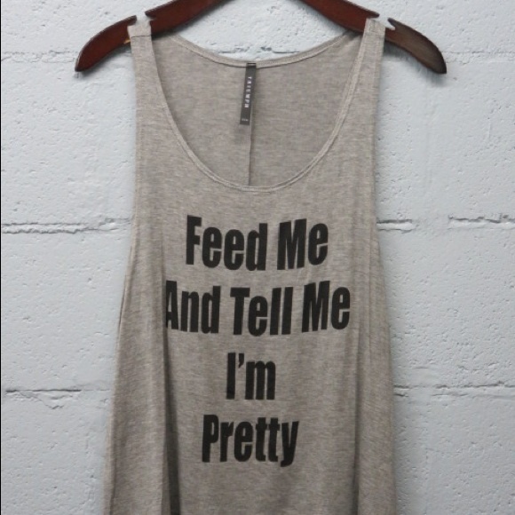 ๐ Feed Me and Tell Me I'm Pretty Tank - Picture 3 of 4