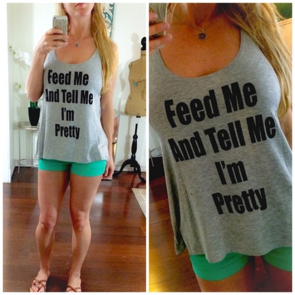 ๐ Feed Me and Tell Me I'm Pretty Tank - Picture 4 of 4