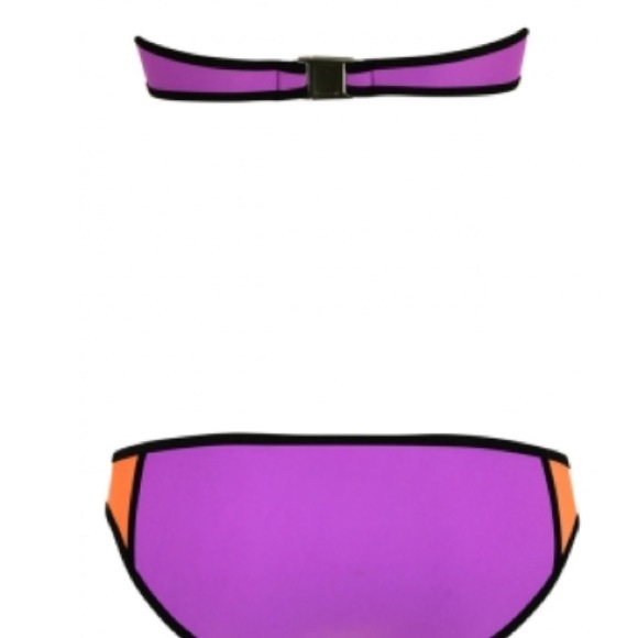 Sexy 2 piece color block bikini nwt S M L - Picture 3 of 3