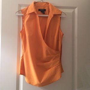Blouse, Orange, Express
