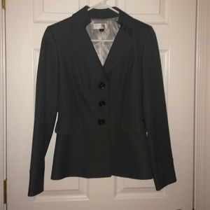Tahari Grey Work Jacket