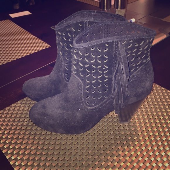 Jessica Simpson Shoes - Jessica Simpson fringe booties size 7