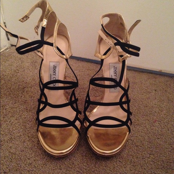Gorgeous Jimmy Choo Caged Bunting Sandals - Picture 2 of 4