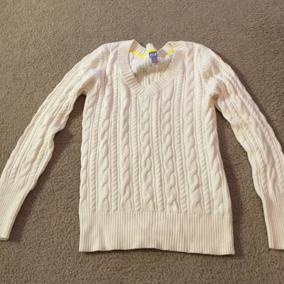White Long Sleeve Sweater